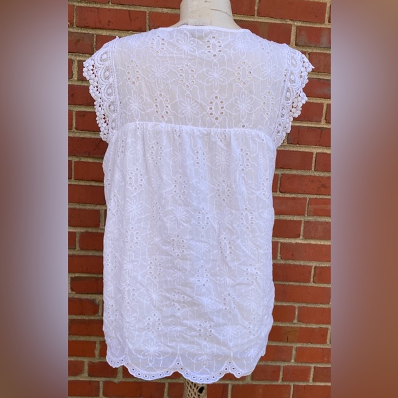 Knox Rose  | White Lace Top Size L. | MK 15 - Picture 6 of 16
